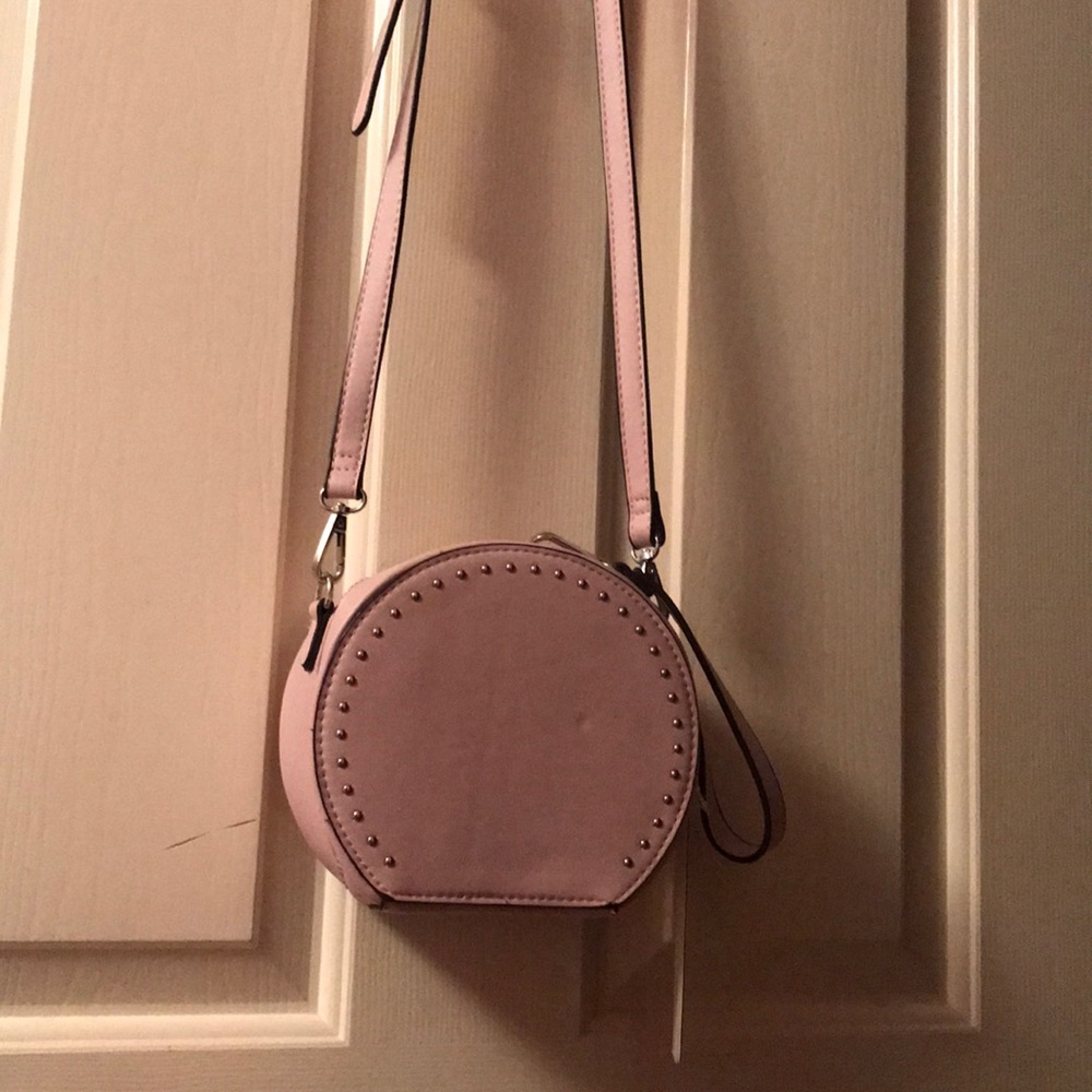 Round Crossbody Bag with Adjustable Straps